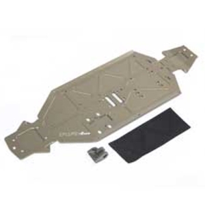 TLR341024 Chassis, -3mm, Rear Brace: 8XE