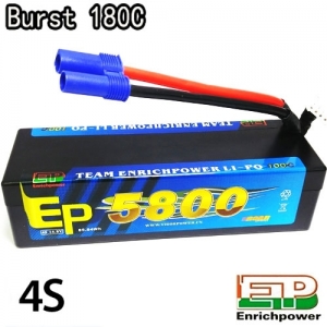 5800-4S-100C-EC5 [고품질 슬림타입 4셀 리포배터리]EP 5800mah 14.8V 100C~180C 36MM 두께 HD CASE LIPO EC5