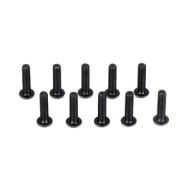 TLR5904 Button Head Screws, M3 x 12mm (10)