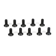 TLR5961 Flathead Screws, M3 x 8mm (10)