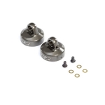 TLR243040 16mm Bleeder Shock Cap, Aluminum (2): 8X