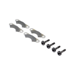 TLR241043 Brake Pads and Screws (4): 8X