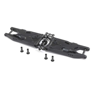 TLR244087 Rear Arm Set with Inserts: 8X, 8XE 2.0