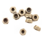 LOSA6306 Team Losi 4-40 Aluminum Mini Nuts (10)