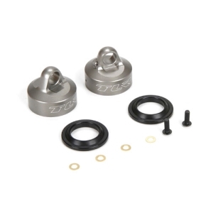 TLR243034 16mm Bleeder Shock Caps, Aluminum (2): 8IGHT 4.0 알류미늄 쇽캡