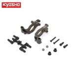 KYIFW629 Al Front Hub Carrier Set(L,R/22ﾟ/Gunmeta/MP10)