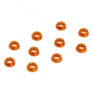 362280-O (22,21-O) ALU CONICAL SHIM 3x6x2.0MM - ORANGE (10)