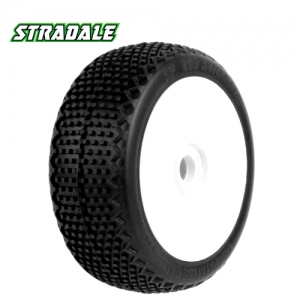 SP203M STRADALE - 1/8 Buggy Tires w/Inserts (4pcs) MEDIUM