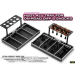 109800 HUDY Alu Tray for On-Road Diff & Shocks