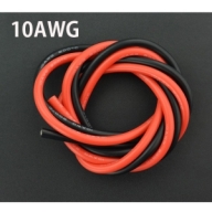 BU10-50BR 변속기실리콘와이어 10AWG 100cm (Black 50cm + Red 50cm)