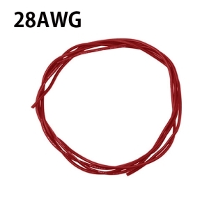 BU28-90-R 변속기실리콘와이어 28awg silicon 1M (빨강)