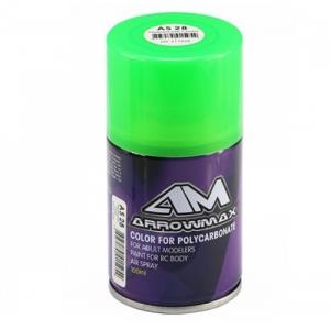 AM-211028 (최고급형 도료) ARROW MAX - 100ml Paintsprays, AS28 Fluorescent Green