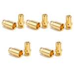 DTP02006-5-PAIR (대용량 패키지) 8.0mm Gold Plated Banana Plug Male & Female (DTP02006) 5 pair/bag (10pcs)