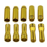 TP02014-5-PAIR (대용량 패키지) 5mm Bullet Plug One Pair 5 pair/bag (10pcs)
