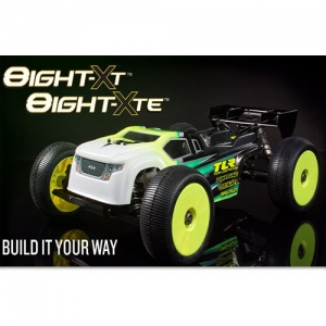 TLR04009 [에이트 월드최고급전동트러기]TLR 1/8 8IGHT-XT/XTE 4WD Nitro/Electric Truggy Race Kit