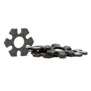 AV1044-S-05 12mm Hex Track Width Spacers | 0.5mm Carbon | 5 pack