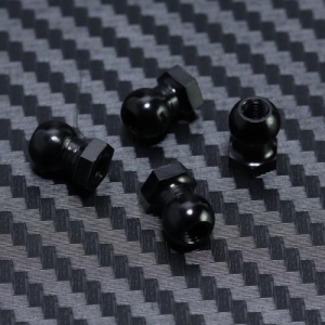 MYB0073ALU Alunminium Servo Arm Threaded Ball With Nut 4pcs for Mayako MX8 (-22)