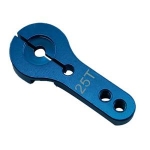 DTSH06001B Clamping Aluminum RC Servo Horns - 25T (Blue)