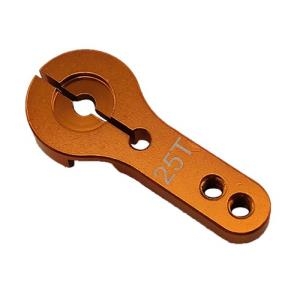 DTSH06001C Clamping Aluminum RC Servo Horns - 25T (Orange)