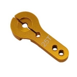 DTSH06001D Clamping Aluminum RC Servo Horns - 25T (Yellow)