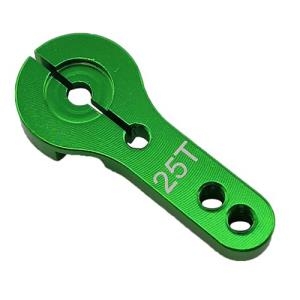 DTSH06001E Clamping Aluminum RC Servo Horns - 25T (Green)