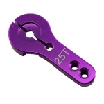 DTSH06001F Clamping Aluminum RC Servo Horns - 25T (Purple)