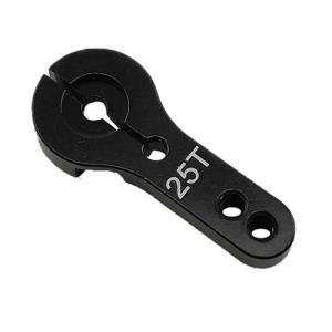 DTSH06001G Clamping Aluminum RC Servo Horns - 25T (Black)