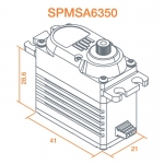 SPMSA6350 A6350 Ultra Torque / High Speed Brushless HV Servo