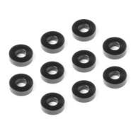 303138-K (X4-O) ALU SHIM 3x7x2.0MM - BLACK (10)