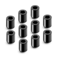 303139-K (X4-X) ALU SHIM 3x6x7.0MM - BLACK (10)