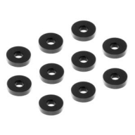 303119-K (X4-X) ALU SHIM 3x9x2.0MM - BLACK (10)