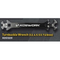 KOS13231 (멀티 렌치) Turnbuckle Wrench (3.2, 4, 5, 5.5, 7 & 8mm)