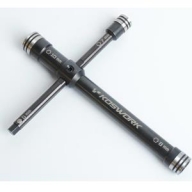 KOS13261 Glow Plug/Clutch Nut Cross Wrench (Nut 7, 8, 10mm & Hex 5mm)