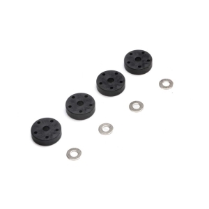 AXI253003 SCX6: Shock Piston & Shim Set (4)