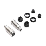 AXI253000 SCX6: Threaded Shock Body, Cap & Collar Set (2)