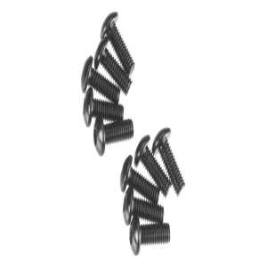 AXIC0114 Hex Sckt ButtonHead M3x8mm Black Oxide (10)