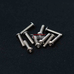 HCNKRB0320 Steel Nickel Coat Round Head Bolt M3*20mm(10)