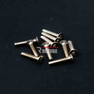 HCNKFB0315 Steel Nickel Coat Flat Head Bolt M3*15mm(10)