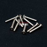 HCNKFB0320 Steel Nickel Coat Flat Head Bolt M3*20mm(10)