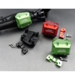 scx6-6075BK SCX-6 Adjustable alum. diff. cover 1pcs SCX6 옵션 **실물은 검정색, 수량은 1개입니다.