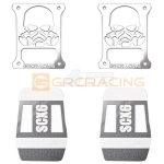GRC/G173RAS Stainless Steel Tail Light Guard Type A for SCX6 Wrangler (Silver)