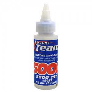 AA5453 FT Silicone Diff Fluid 5000cst for gear diffs / 2 oz •New flip-top cap