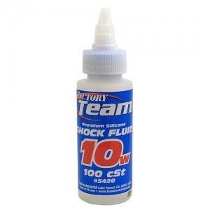 AA5420 Silicone Shock Fluid 10wt / 100cst / 2 oz •New flip-top cap