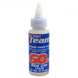 AA5436 Silicone Shock Fluid 60wt / 800cst / 2 oz •New flip-top cap