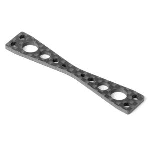 373039 (21-X) GRAPHITE REAR BULKHEAD BRACE 2.0MM