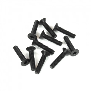 TKR1325 M3x14mm Flat Head Screws (black 10pcs)