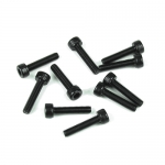 TKR1523 M3x10mm Cap Head Screws (black 10pcs)