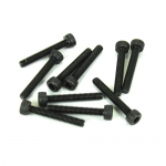 TKR1529 3x20mm Cap Head Screws (black 10pcs)