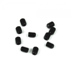 TKR1601 M3x4mm Set Screws (black 10pcs)