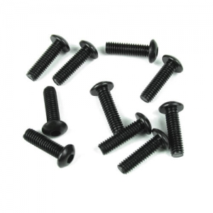 TKR1444 – M4x12mm Button Head Screws (black, 10pcs)